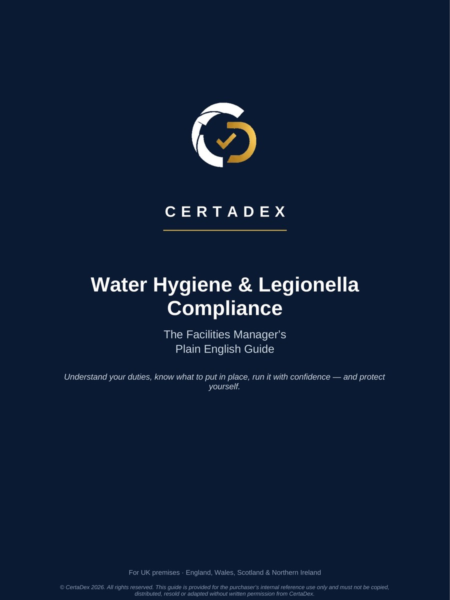 Water Hygiene & Legionella Compliance — The Facilities Manager's Plain English Guide